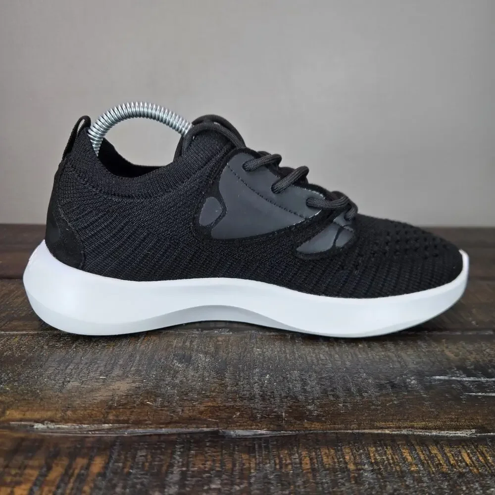 Vessi Everyday Move Lace Up Womens Size 5 Waterproof Shoes Sneakers Onyx Black